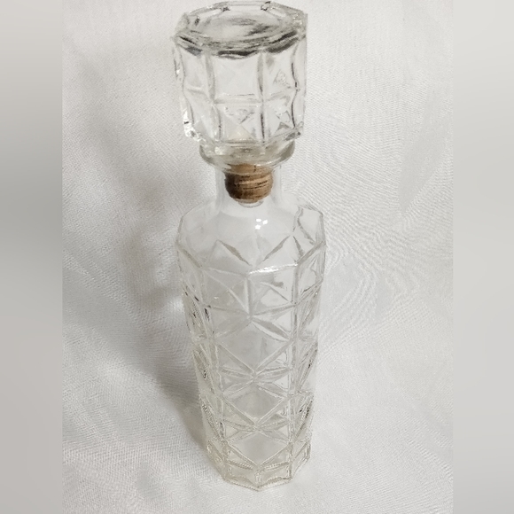 Anchor Hocking Diamond Quilted Liquor Decanter &Stopper Barware. - Picture 11 of 13